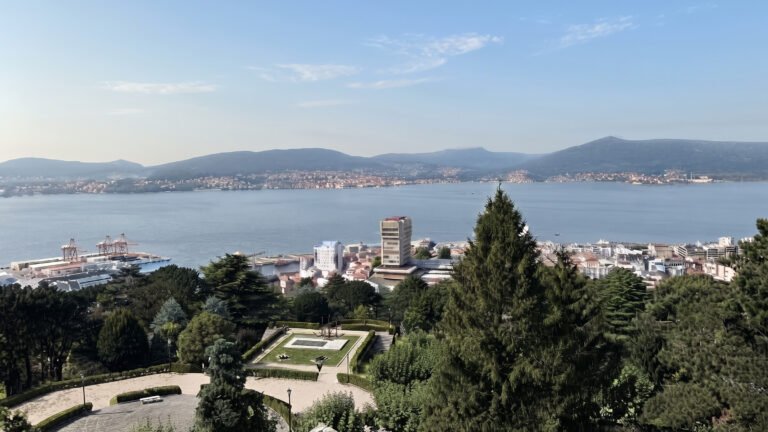 Vista panorámica de Vigo desde el mirador del Monte O Castro